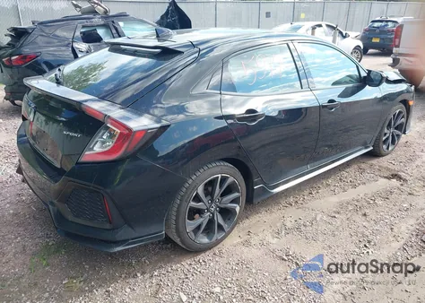 2017 Honda Civic Sport из США, поврежденный, VIN SHHFK7H4XHU202957